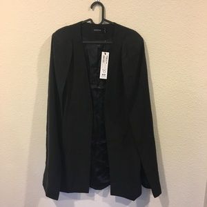 MINKPINK Jackets & Coats - NWT Mink Pink girl boss longline black cape MINKPINK Jackets & Coats - NWT Mink Pink girl boss longline black cape
